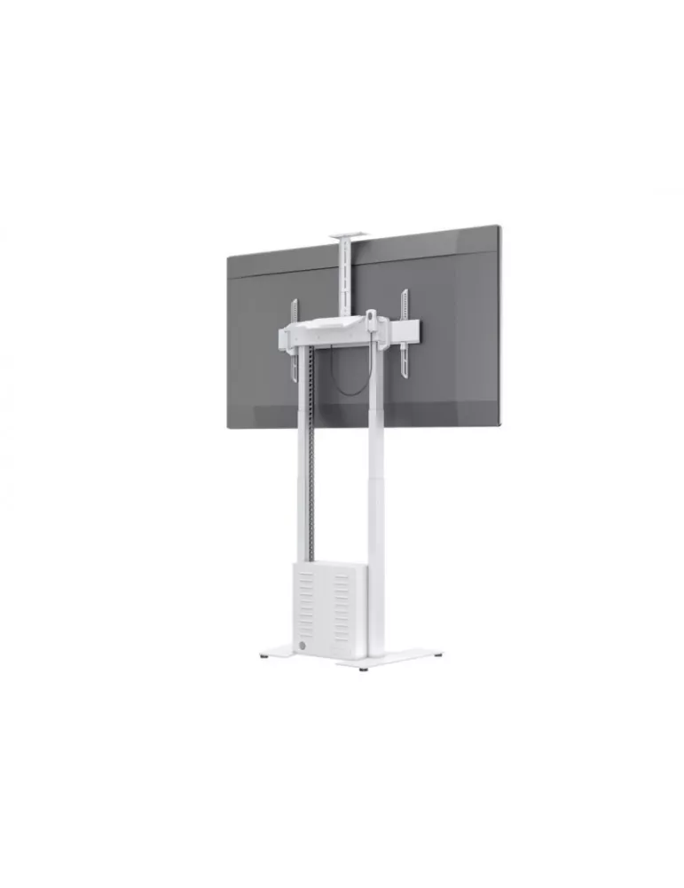 MULTIBRACKETS 8595 Support sol motorisé  FoorBase 120kg Blanc pour écran 42" - 100" charge supportée 120kg Vesa Max 800x400