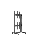 MULTIBRACKETS 1817 Mobiler Ständer Porträtmodus Multibrackets Public Video Wall Stand - 4 Bildschirme 40 -55  VESA Max 800x400