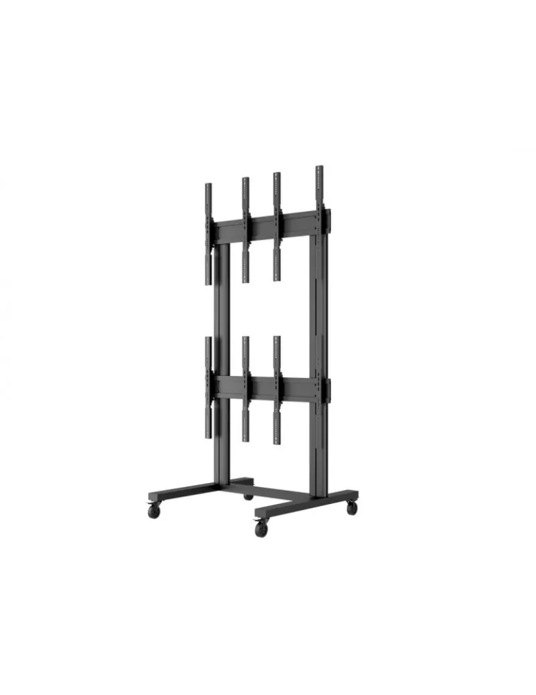 MULTIBRACKETS 1817 Mobiler Ständer Porträtmodus Multibrackets Public Video Wall Stand - 4 Bildschirme 40 -55  VESA Max 800x400