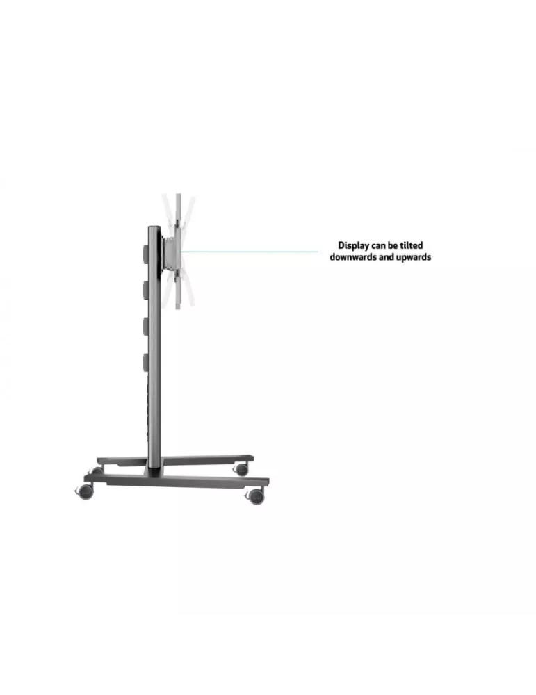 MULTIBRACKETS 6269 Soporte móvil inclinable Multibrackets Public Display Stand 145 HD Single Negro - écran 40 -80  VESA Max 80