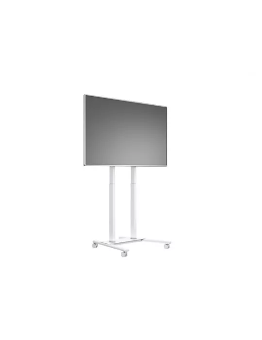 MULTIBRACKETS 6768 Motorisierte mobile Halterung Weiß FloorStand für Bildschirme von 37  - 90  Tragfähigkeit 60kg Vesa Max 600