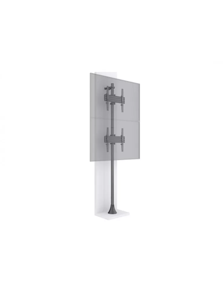 MULTIBRACKETS 4158 Soporte sol mur Multibrackets Montaje de suelo a pared Pro MBFW2U - 2 pantallas 40 -65  VESA Max 400x400 MU