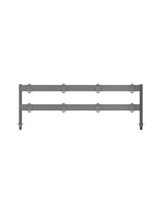 MULTIBRACKETS 5964 Support de table Multibrackets Deskmount Colonne Pro 4x2 MBDM4x2U - 8 écrans 32" VESA Max 100x100