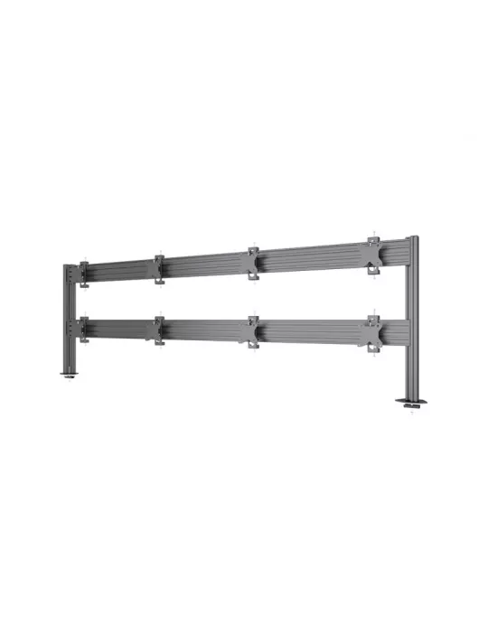 MULTIBRACKETS 5964 Support de table Multibrackets Deskmount Colonne Pro 4x2 MBDM4x2U - 8 écrans 32" VESA Max 100x100