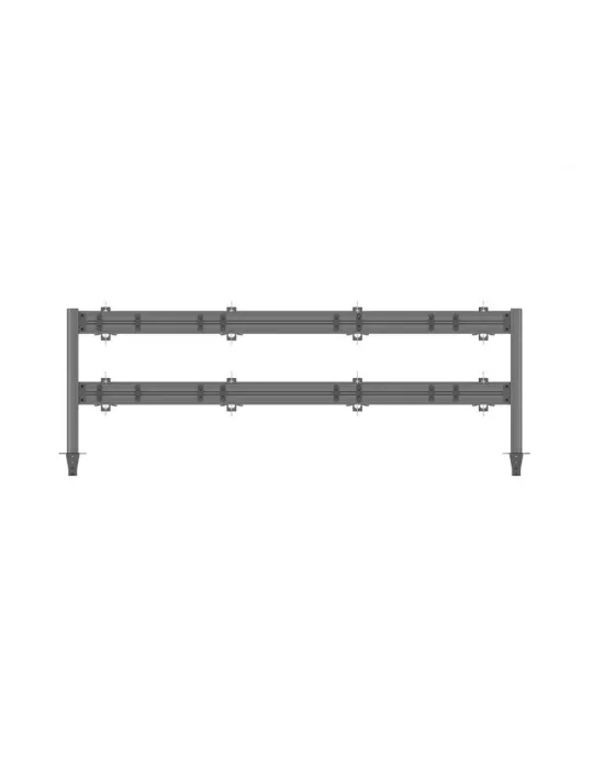 MULTIBRACKETS 5964 Support de table Multibrackets Deskmount Colonne Pro 4x2 MBDM4x2U - 8 écrans 32" VESA Max 100x100