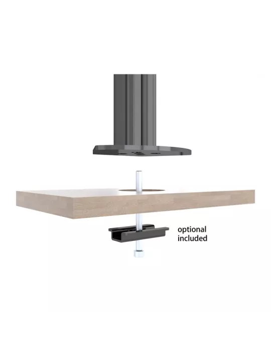 MULTIBRACKETS 5964 Tischständer Multibrackets Deskmount Colonne Pro 4x2 MBDM4x2U - 8 Monitore 32  VESA Max 100x100 MULTIBRACKE