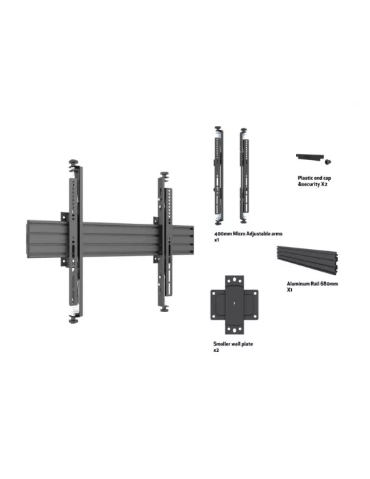 MULTIBRACKETS 4950 Neigbare Wandhalterung Multibrackets Wallmount Pro MBW1U 1000 Tilt - 65 -120 -Bildschirm VESA Max 1000x600