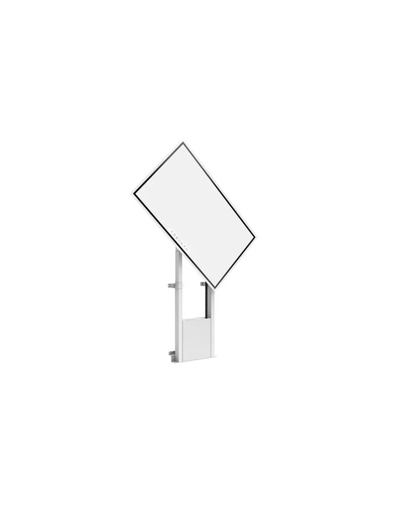 MULTIBRACKETS 9080 Support sol-mur motorisé  FloorMount Flip 2 120kg Blanc - Ecran 50" - 95" Vesa Max 600x400