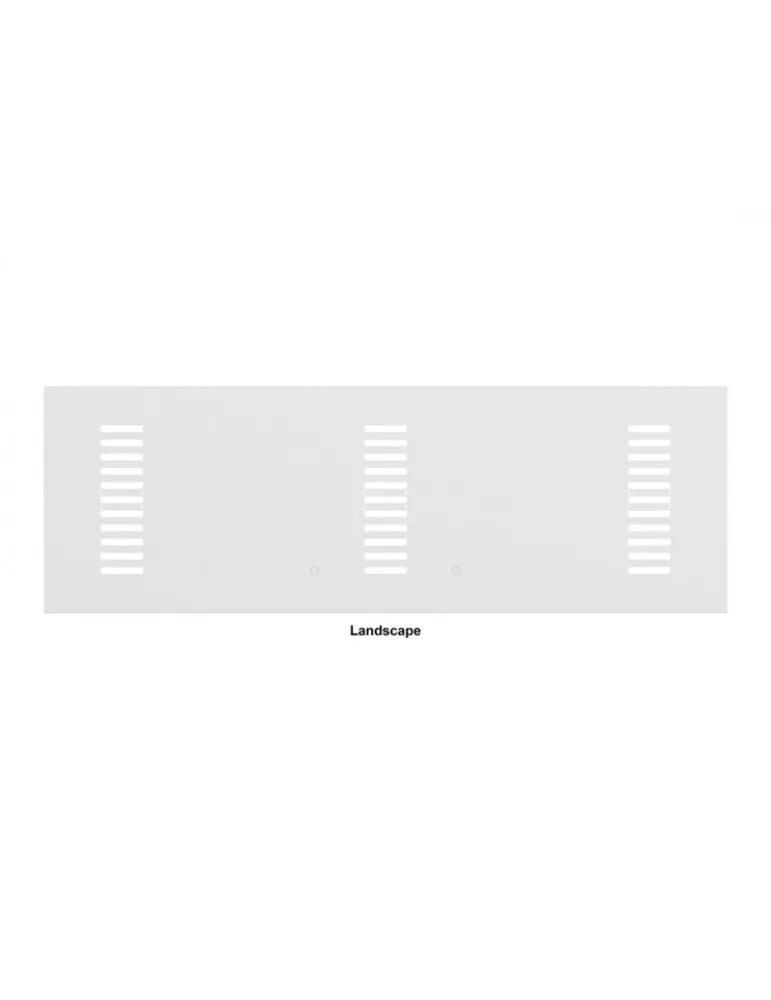 MULTIBRACKETS 5162 Plaque arrière caisson Multibrackets Enclosure 37" Back Plate Blanc