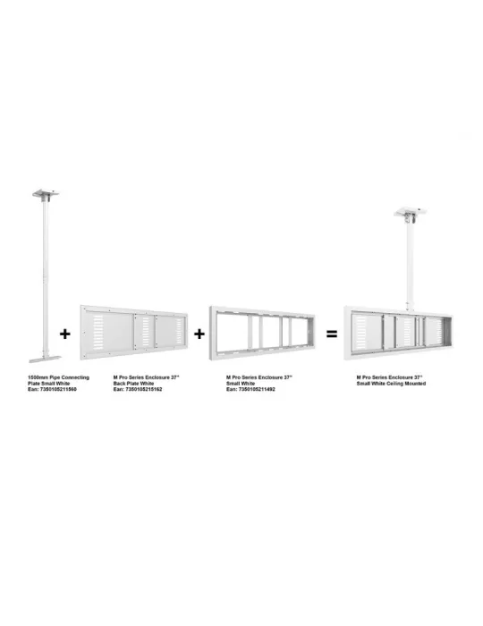 MULTIBRACKETS 5162 Plaque arrière caisson Multibrackets Enclosure 37  Back Plate White MULTIBRACKETS MUL5162 | MusicGoodDeal