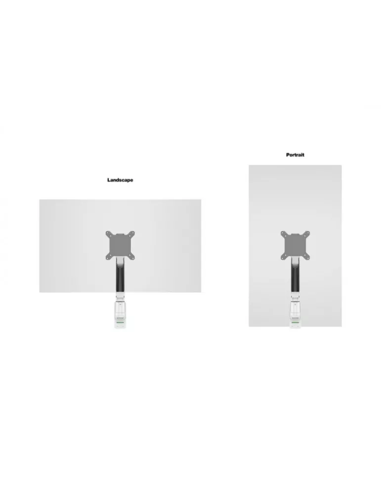 MULTIBRACKETS 1003 Tischhalterung Multibrackets Gas Lift Arm Wall Basic für Bildschirm 15 - 32  Belastung 10Kg Vesa Max 100x10