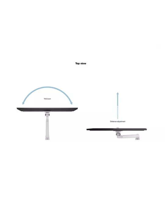 MULTIBRACKETS 1003 Support de table Multibrackets Gas Lift Arm Wall Basic pour écran 15"- 32" Charge 10Kg Vesa Max 100x100