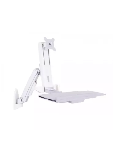 MULTIBRACKETS 4351 Brazo para estación de trabajo Multibrackets Soporte de pared sencillo - pantalla de 15 - 27  VESA Máx. 100