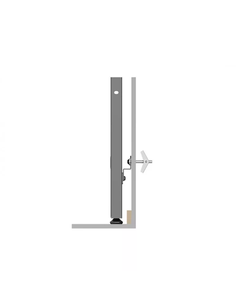 MULTIBRACKETS 3540 Pieds de sol pour support Multibrackets Floorsupport 1025-1075mm Noir