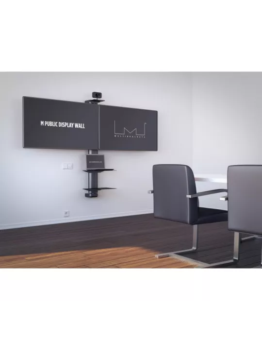 MULTIBRACKETS 2142 Neigbare Wandhalterung Multibrackets Public Display Wall 145 Dual - 2 Bildschirme 40 -55  VESA Max 800x400