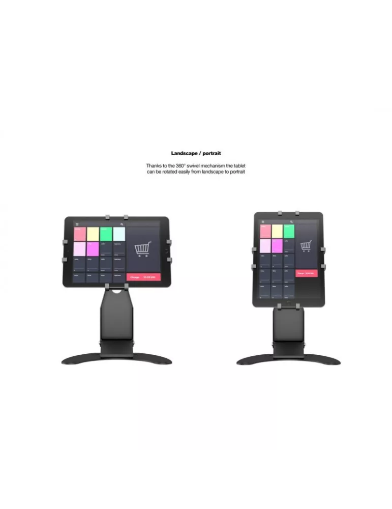 MULTIBRACKETS 2536 Support de table rotatif Multibrackets Tablestand with Lockable Tablet Mount for 7  - 13  tablets VESA Max