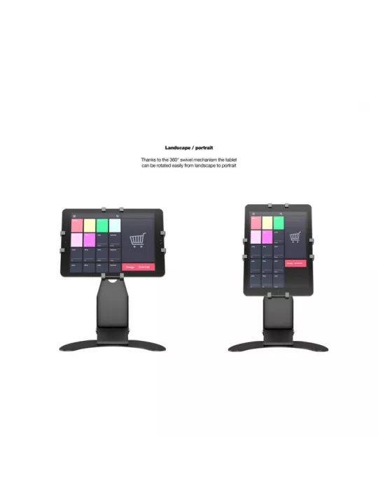 MULTIBRACKETS 2536 Support de table rotatif Multibrackets Tablestand with Lockable Tablet Mount pour tablette de 7" - 13" VESA 