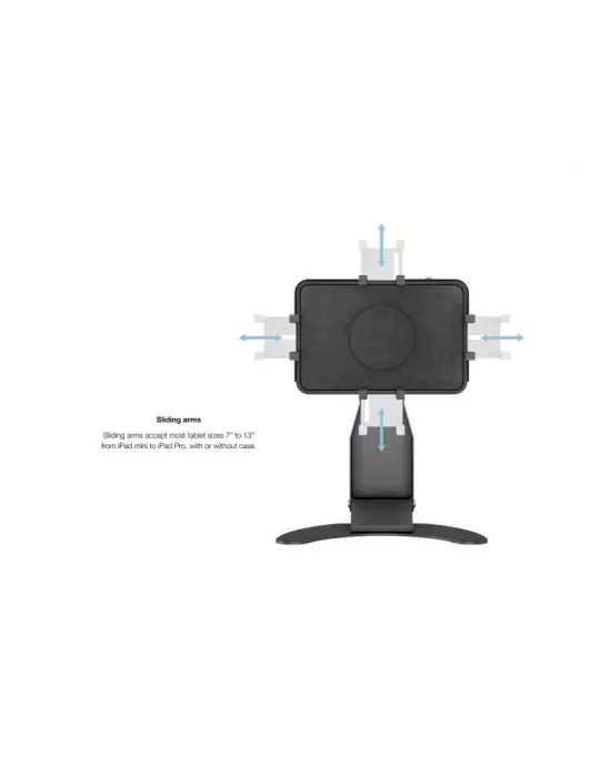 MULTIBRACKETS 2536 Support de table rotatif Multibrackets Tablestand with Lockable Tablet Mount for 7  - 13  tablets VESA Max