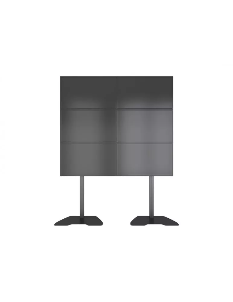 MULTIBRACKETS 3502 Support sol Multibrackets MBF2x3U Série M Pro - 6 écrans 32" - 65" VESA Max 400x400