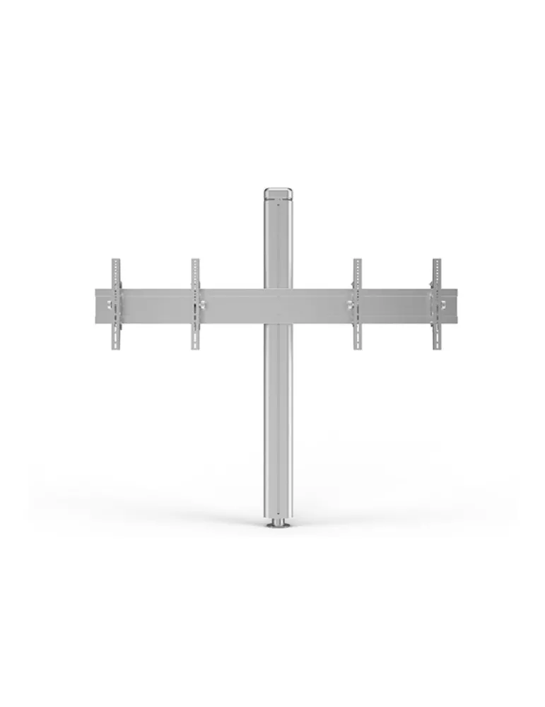 MULTIBRACKETS 2104 Soporte mural inclinable Multibrackets Public Display Wall 145 Dual Silver - 2 pantallas 40 -55  VESA Max 8