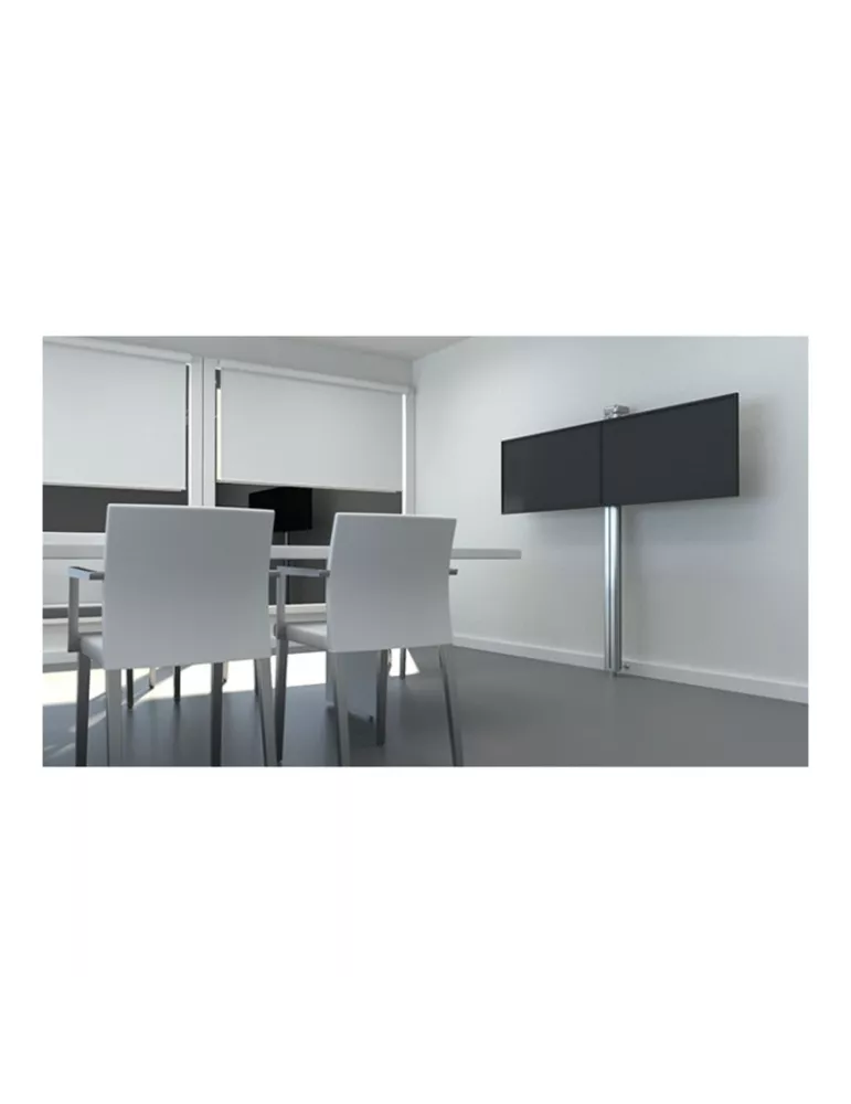 MULTIBRACKETS 2104 Support mural inclinable Multibrackets Public Display Wall 145 Dual Silver - 2 écrans 40"-55" VESA Max 800x4