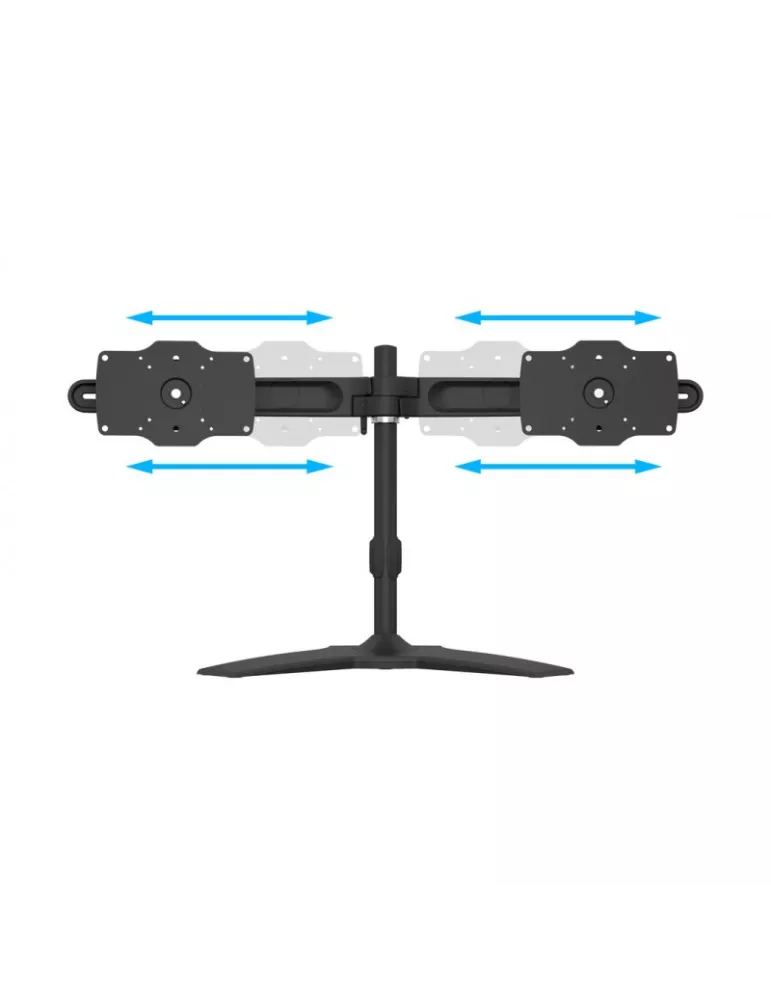 MULTIBRACKETS 7419 Drehbarer Tischständer Multibrackets VESA Desktopmount Dual Stand - 2 Bildschirme 24  - 32  Vesa Max 200x10