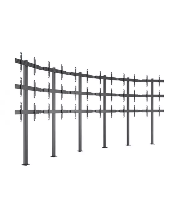 MULTIBRACKETS 4653 Soporte de suelo para videowall Multibrackets Soporte de suelo para videowall MBFMC6x3U - 18 pantallas 32-6