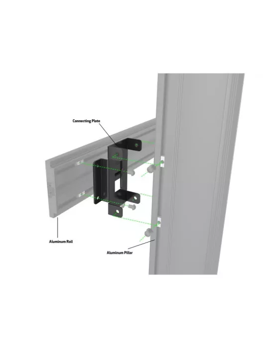 MULTIBRACKETS 6973 Schienenbefestigungsplatte auf Bodenfuß Multibrackets Pro-Sreies REF  MULTIBRACKETS MUL6973 | MusicGoodDeal