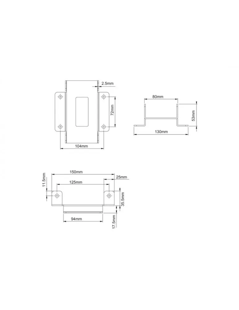 MULTIBRACKETS 6973 Schienenbefestigungsplatte auf Bodenfuß Multibrackets Pro-Sreies REF  MULTIBRACKETS MUL6973 | MusicGoodDeal
