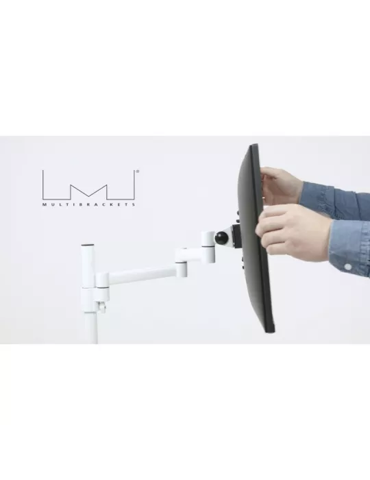 MULTIBRACKETS 5174 Multibrackets rotating table stand Deskmount Officeline Single II White - 15  -30  screen Vesa Max 100x100