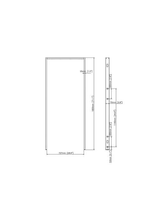 MULTIBRACKETS 7376 Support plafond en U Multibrackets Ceiling Mount PRO OM55N-D MULTIBRACKETS MUL7376 | MusicGoodDeal
