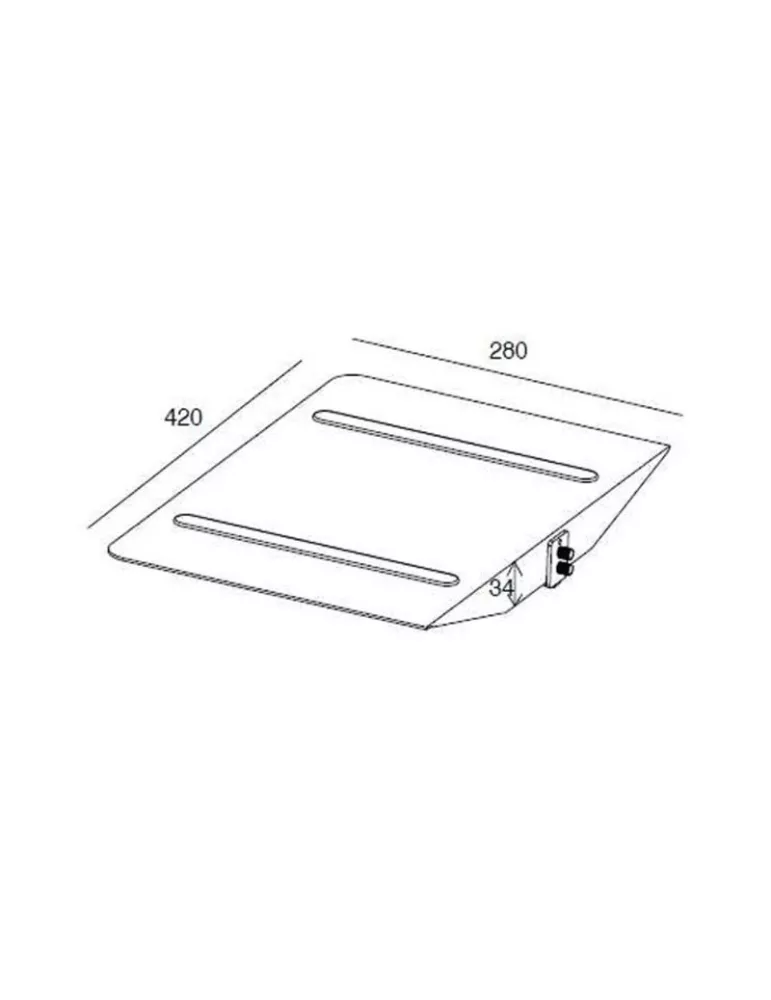 MULTIBRACKETS 7594 Support ordinateur Multibrackets Public Display Stand Shelf Silver MULTIBRACKETS MUL7594 | MusicGoodDeal