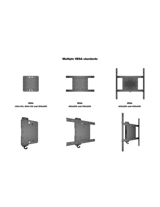 MULTIBRACKETS 2241 Tilting and rotating wall mount Multibrackets Flexarm Tilt   Turn I - screen 32 - 50  VESA Max 400x400 MULT
