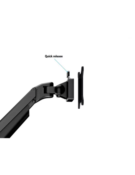 MULTIBRACKETS 2449 Support de table articulé Multibrackets VESA Gas Lift Arm Single HD pour écran de 15" - 32" Charge 21Kg Vesa