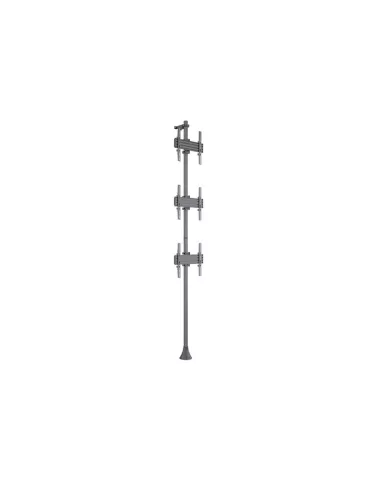 MULTIBRACKETS 4165 Support sol mur Multibrackets Floor to Wall Mount Pro MBFW3U - 3 screens 40 -65  VESA Max 400x400 MULTIBRAC