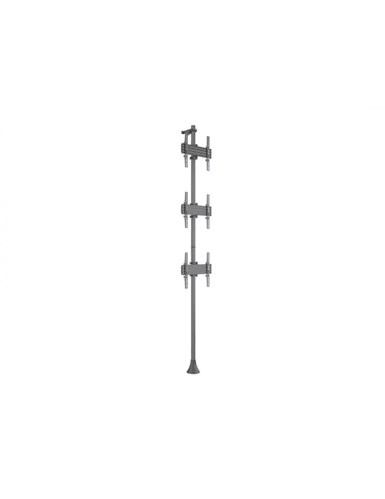 MULTIBRACKETS 4165 Boden-Wand-Halterung Multibrackets Floor to Wall Mount Pro MBFW3U - 3 Monitore 40 -65  VESA Max 400x400 MUL