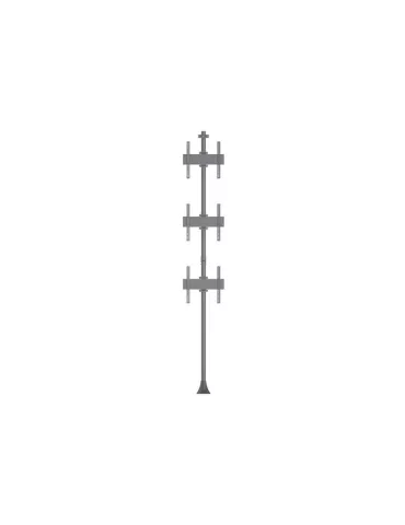 MULTIBRACKETS 4165 Support sol mur Multibrackets Floor to Wall Mount Pro MBFW3U - 3 écrans 40"-65" VESA Max 400x400 2