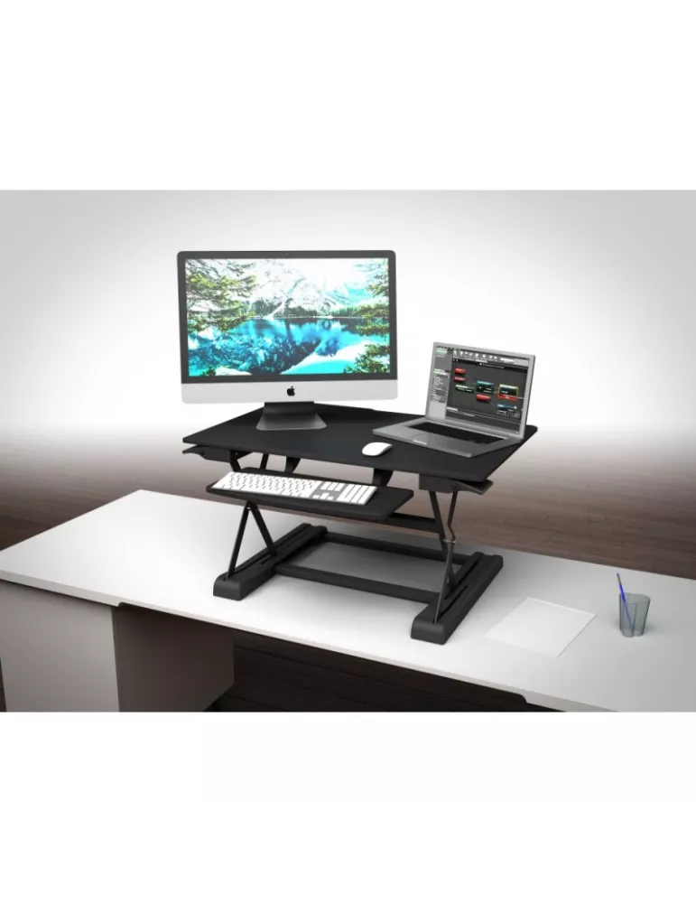 MULTIBRACKETS 4344 Support de bureau ajustable Multibrackets Deskstand Workstation II