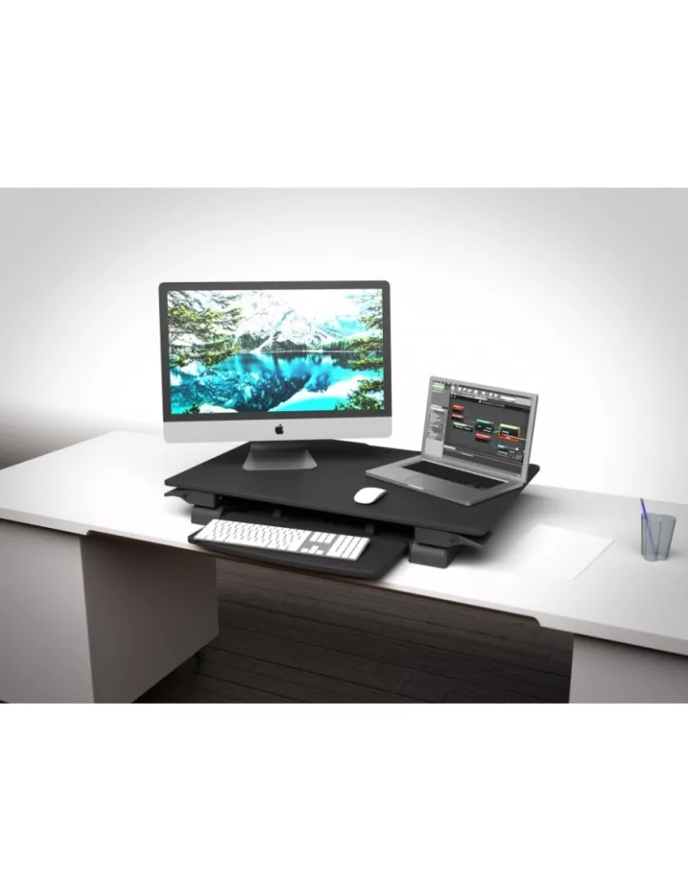 MULTIBRACKETS 4344 Support de bureau ajustable Multibrackets Deskstand Workstation II