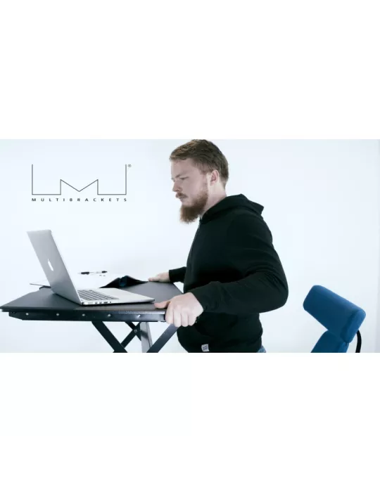 MULTIBRACKETS 4344 Support de bureau ajustable Multibrackets Deskstand Workstation II