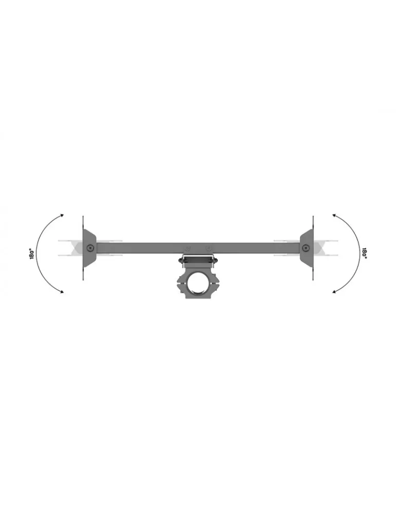 MULTIBRACKETS 2482 Dual Bracket V Shape for pole-mounting 46  -65   screens MULTIBRACKETS MUL2482 | MusicGoodDeal