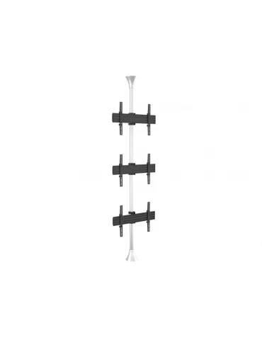 MULTIBRACKETS 5754 Support sol plafond Multibrackets Floor to Ceiling Mount Pro MBFC3U Chrome - 3 screens 40 -65  VESA Max 600