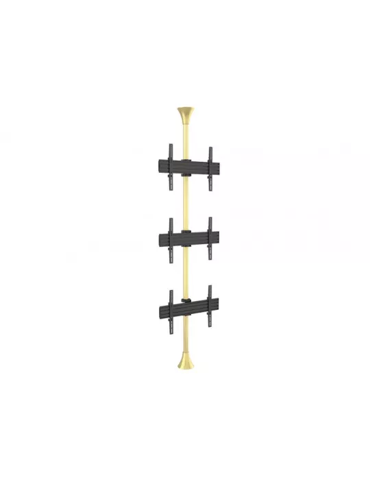 MULTIBRACKETS 5761 Support sol plafond MultibracketsFloor to Ceiling Mount Pro MBFC3U Laiton - 3 écrans 40"-65" VESA Max 600x40
