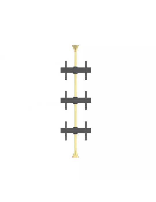MULTIBRACKETS 5761 Support sol plafond MultibracketsFloor to Ceiling Mount Pro MBFC3U Laiton - 3 écrans 40"-65" VESA Max 600x40