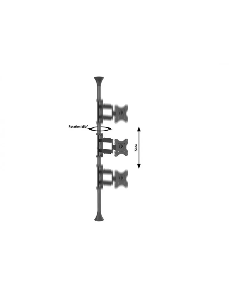 MULTIBRACKETS 6393 Boden-Decken-Halterung Multibrackets Floor to Ceiling Mount Pro MBFC1F VESA200 - 17 -46 -Bildschirm VESA Ma