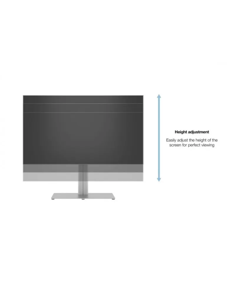 MULTIBRACKETS 0853 Support sol avec tablette Multibrackets Public Display Stand 110 HD Single Floorbase Silver - écran 50 -85