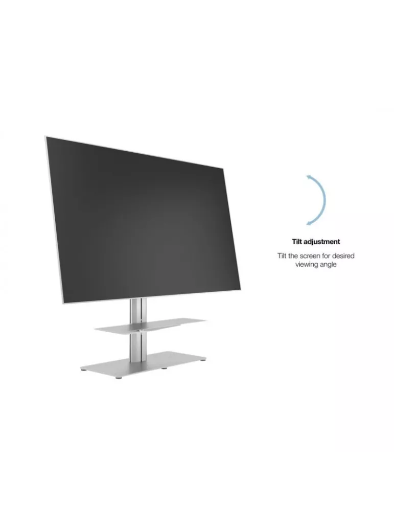 MULTIBRACKETS 0853 Bodenständer mit Tablet Multibrackets Public Display Stand 110 HD Single Floorbase Silver - 50 -85 -Bildsch