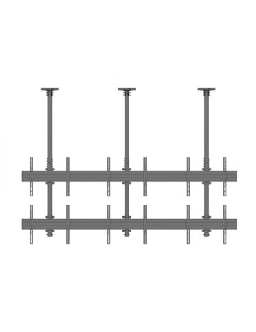 MULTIBRACKETS 3569 Deckenhalterung Multibrackets MBC3X2U Ceiling Mount Pro - 6 Monitore 40 -65  VESA Max 600x400 MULTIBRACKETS 2