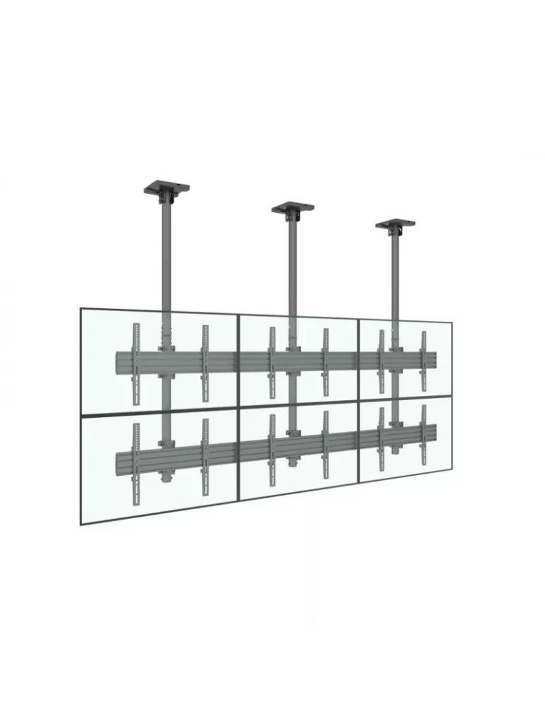 MULTIBRACKETS 3569 Soporte de techo Multibrackets MBC3X2U Soporte de techo Pro - 6 pantallas 40 -65  VESA Max 600x400 MULTIBRA