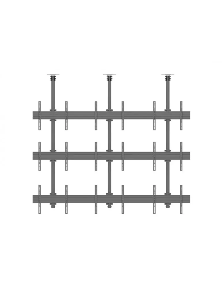 MULTIBRACKETS 3576 Soporte de techo Multibrackets MBC3X3U Soporte de techo Pro - 9 pantallas 40 -65  VESA Máx 600x400 MULTIBRA